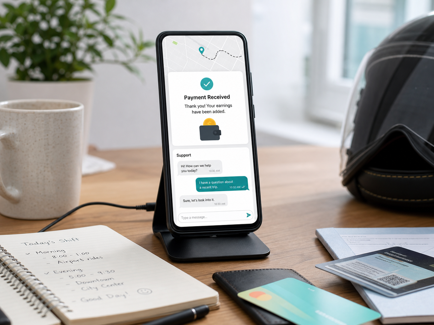 RideAccept payment support and plan activation review